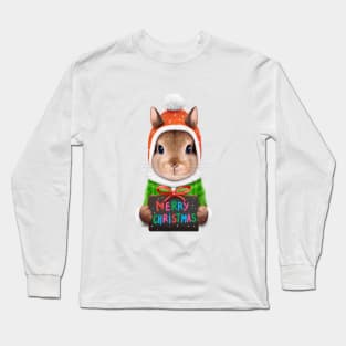 Christmas rabbit Long Sleeve T-Shirt